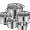 سرویس قابلمه استیل 5 پارچه دبلیو ام اف مدل Provence Plus